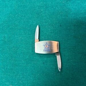 Secret Service money clip and knife